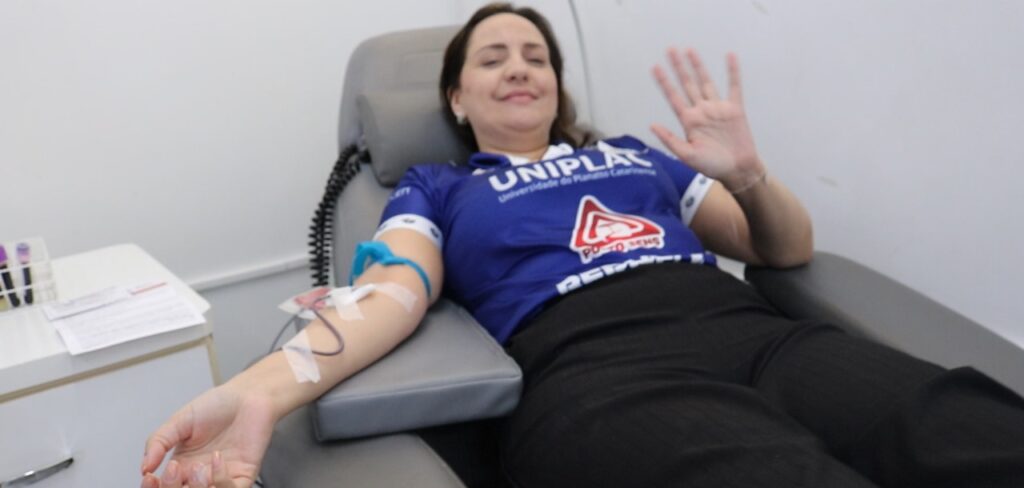 Banco da Família apoia Junho Vermelho e mobiliza atletas lageanos para doação de sangue